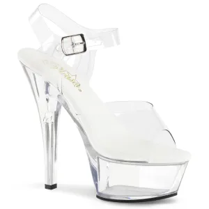 KISS-208VL Clear, 6" Heels