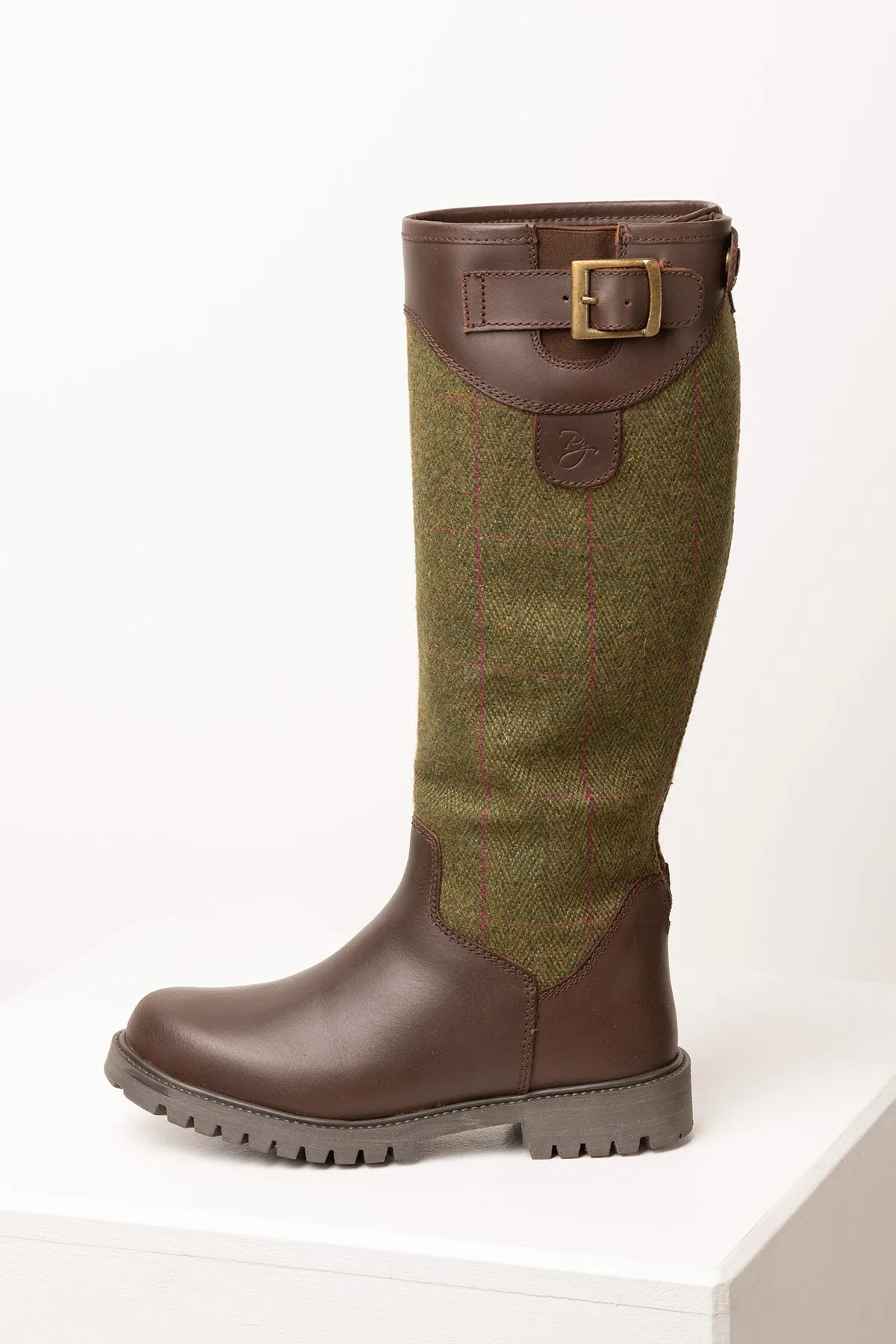 Ladies Long Tweed Boots - Middleham