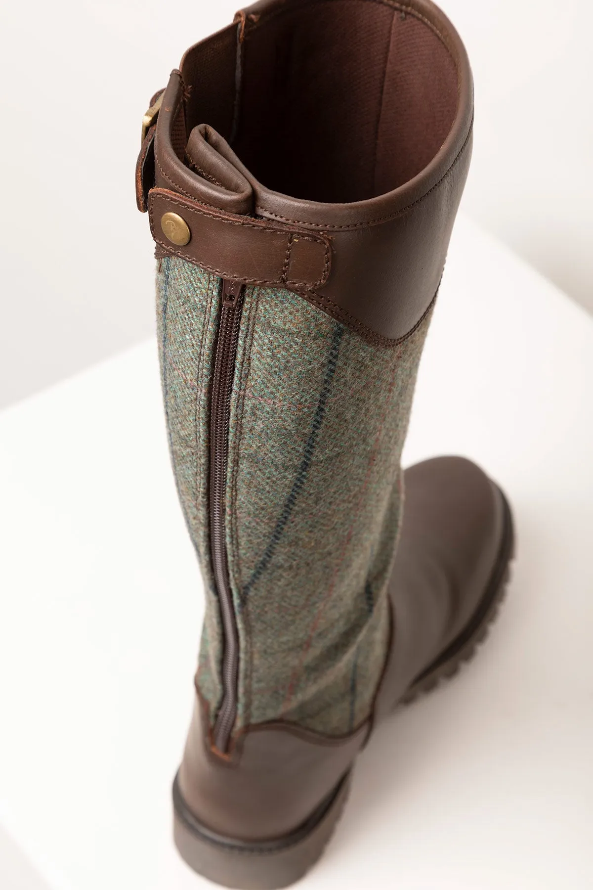 Ladies Long Tweed Boots - Middleham