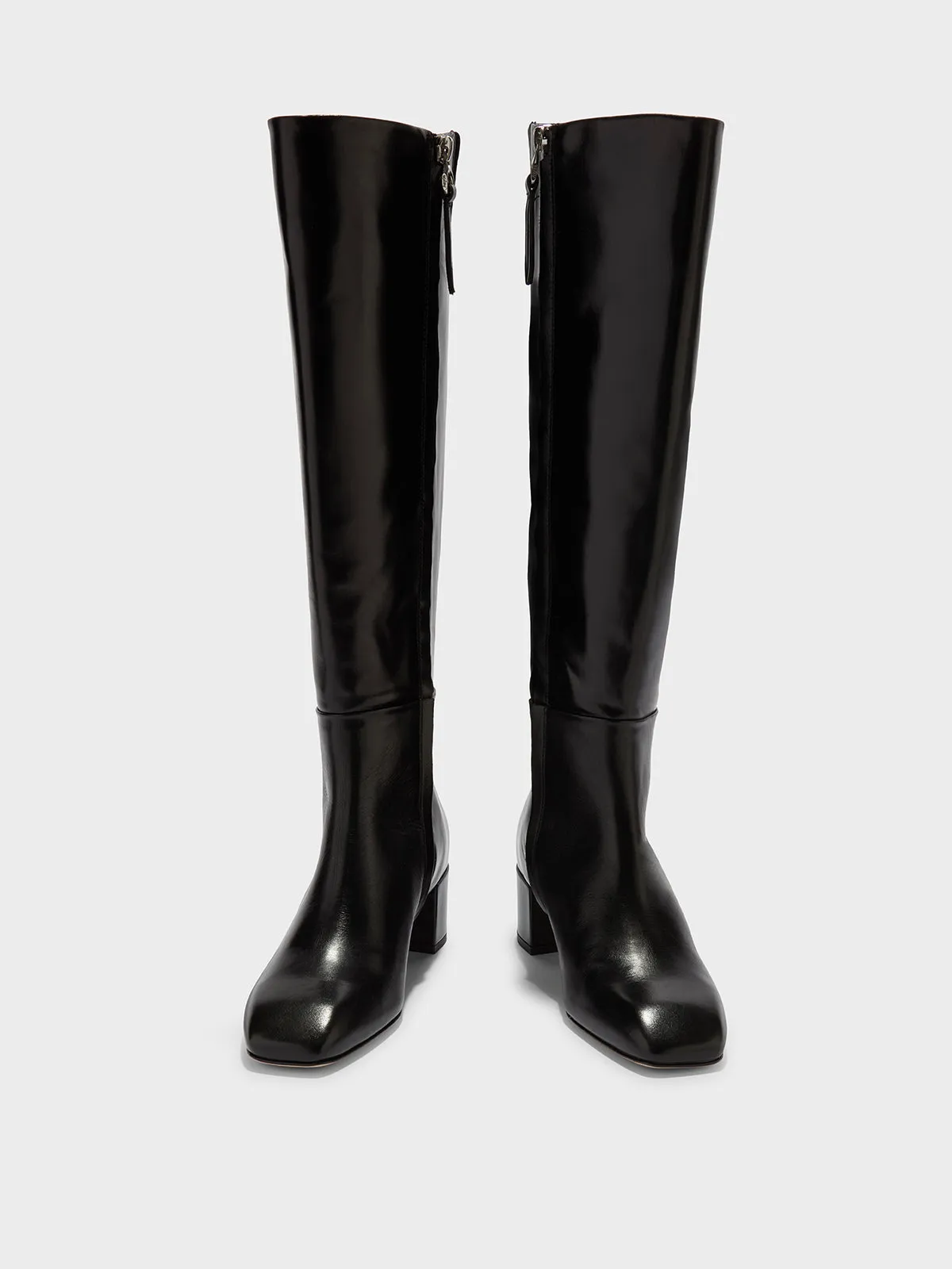 Laura Leather Knee-High Boots