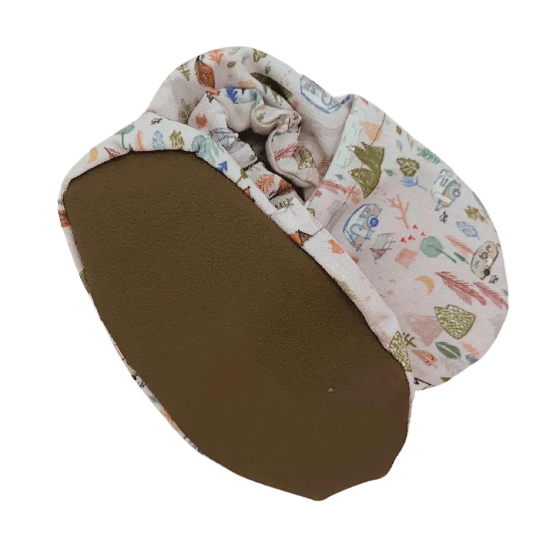 LE: Happy Camper Eco-Canvas Baby Shoes