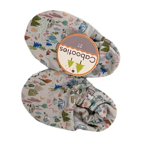 LE: Happy Camper Eco-Canvas Baby Shoes