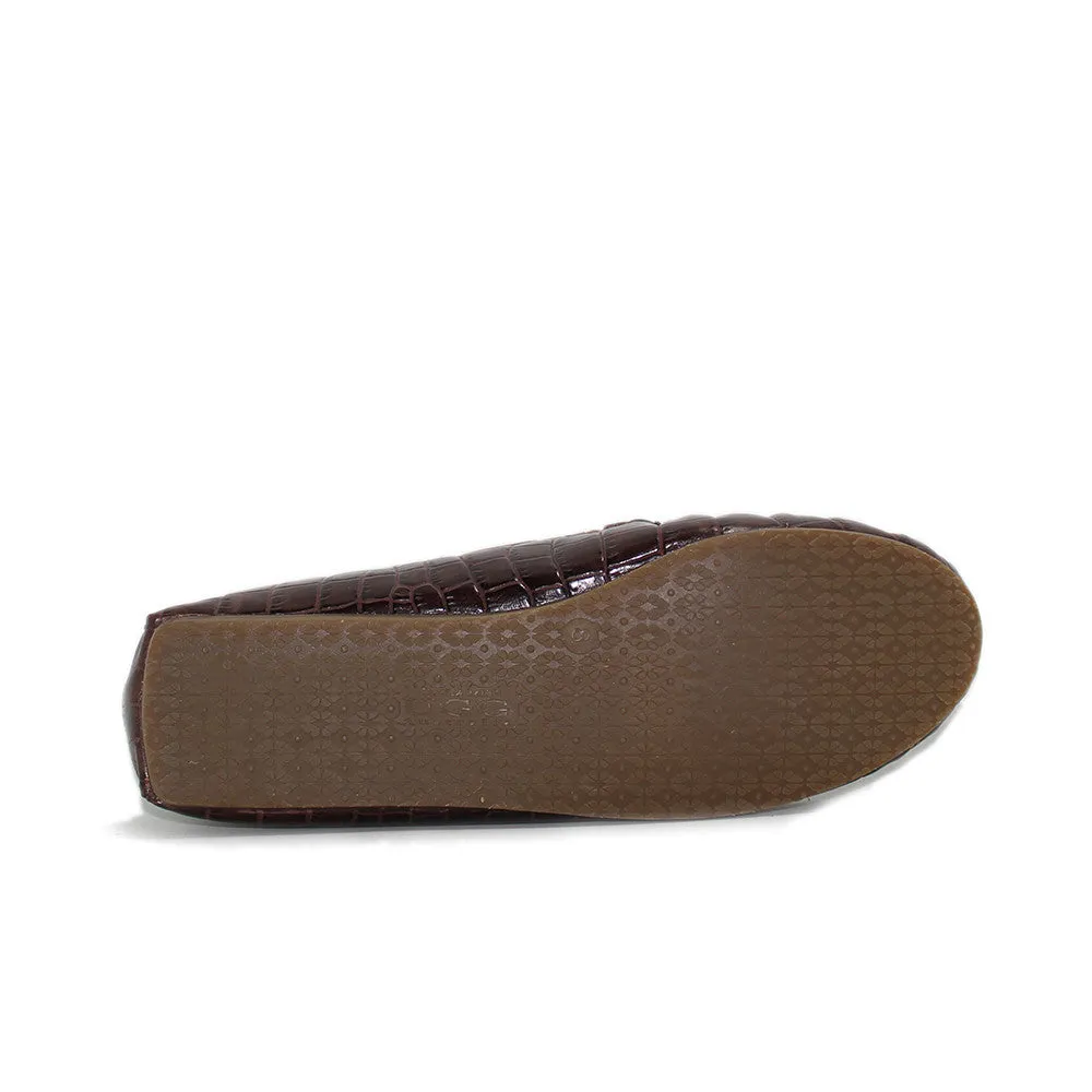 Lori Leather Moccasin - Brown