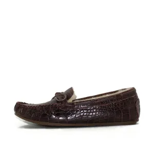 Lori Leather Moccasin - Brown