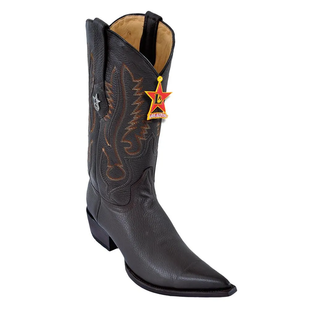 Los Altos boots Ladies Snip Toe  Deer Cowboy Boots Punta Corta Dama