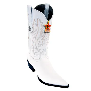 Los Altos boots Ladies Snip Toe  Deer Cowboy Boots Punta Corta Dama