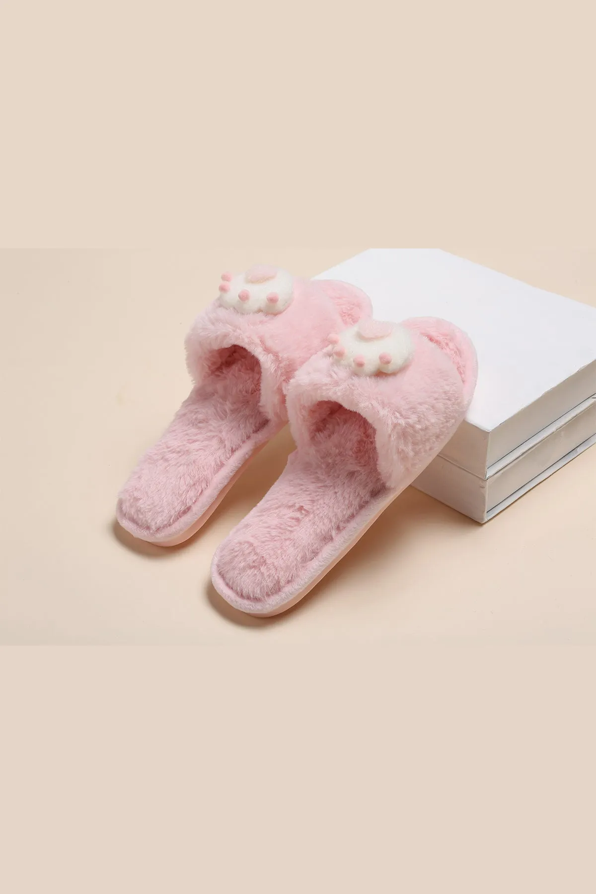 Lykke Home | Pink Paw Slippers