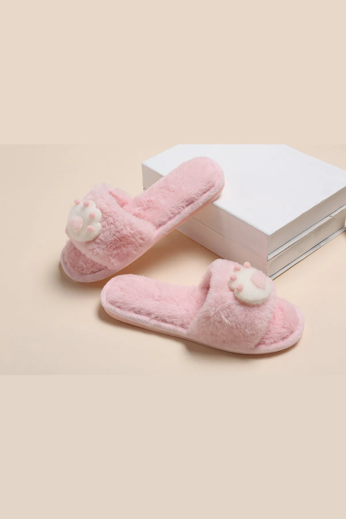 Lykke Home | Pink Paw Slippers