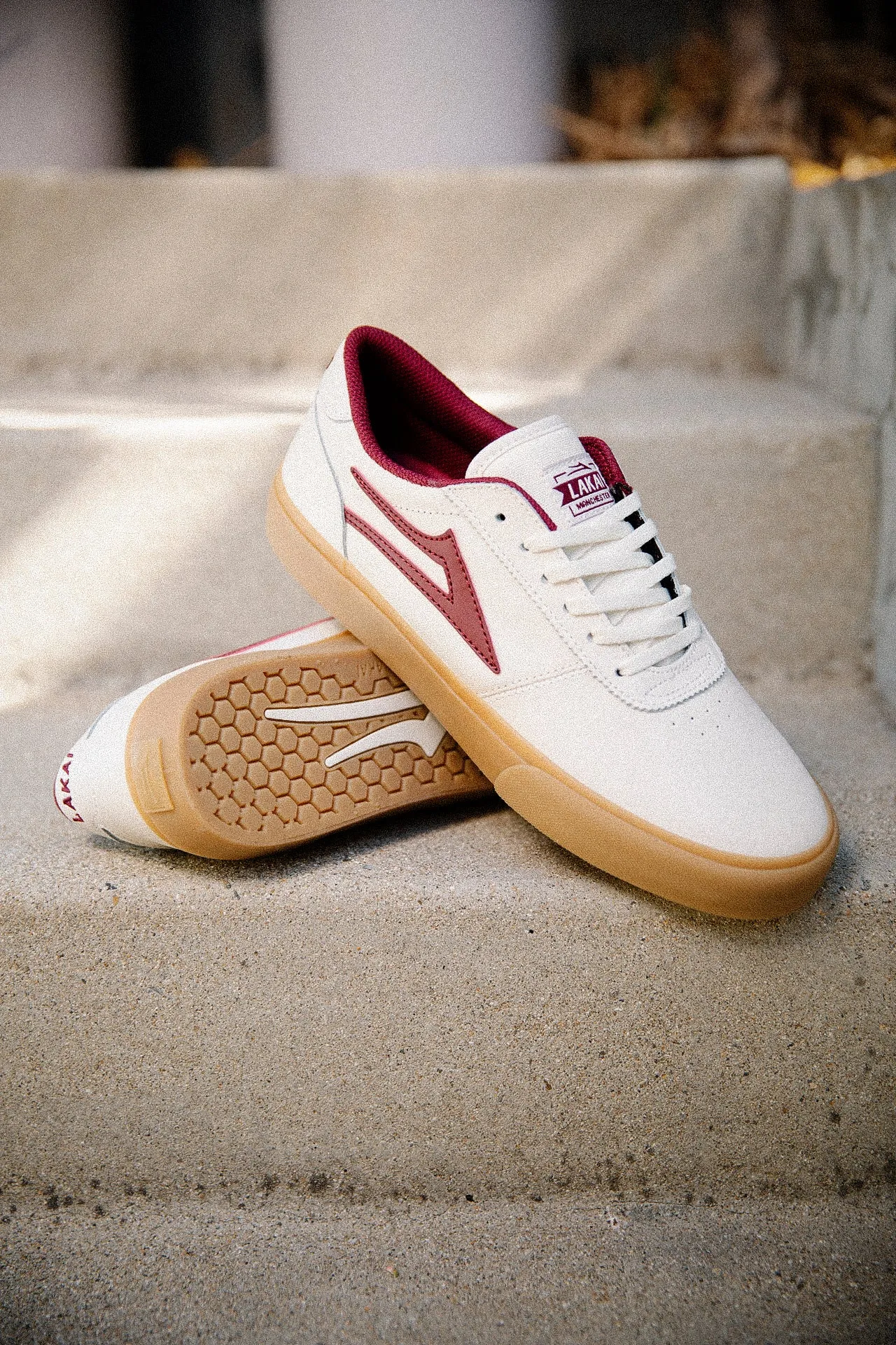 Manchester - Cream/Gum Leather