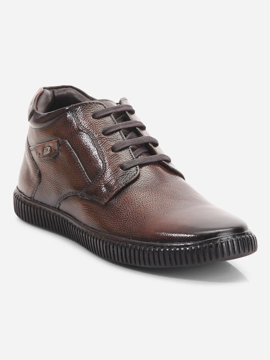 Men's Brown Comfort fit Round Toe Lace Up (ID3085)