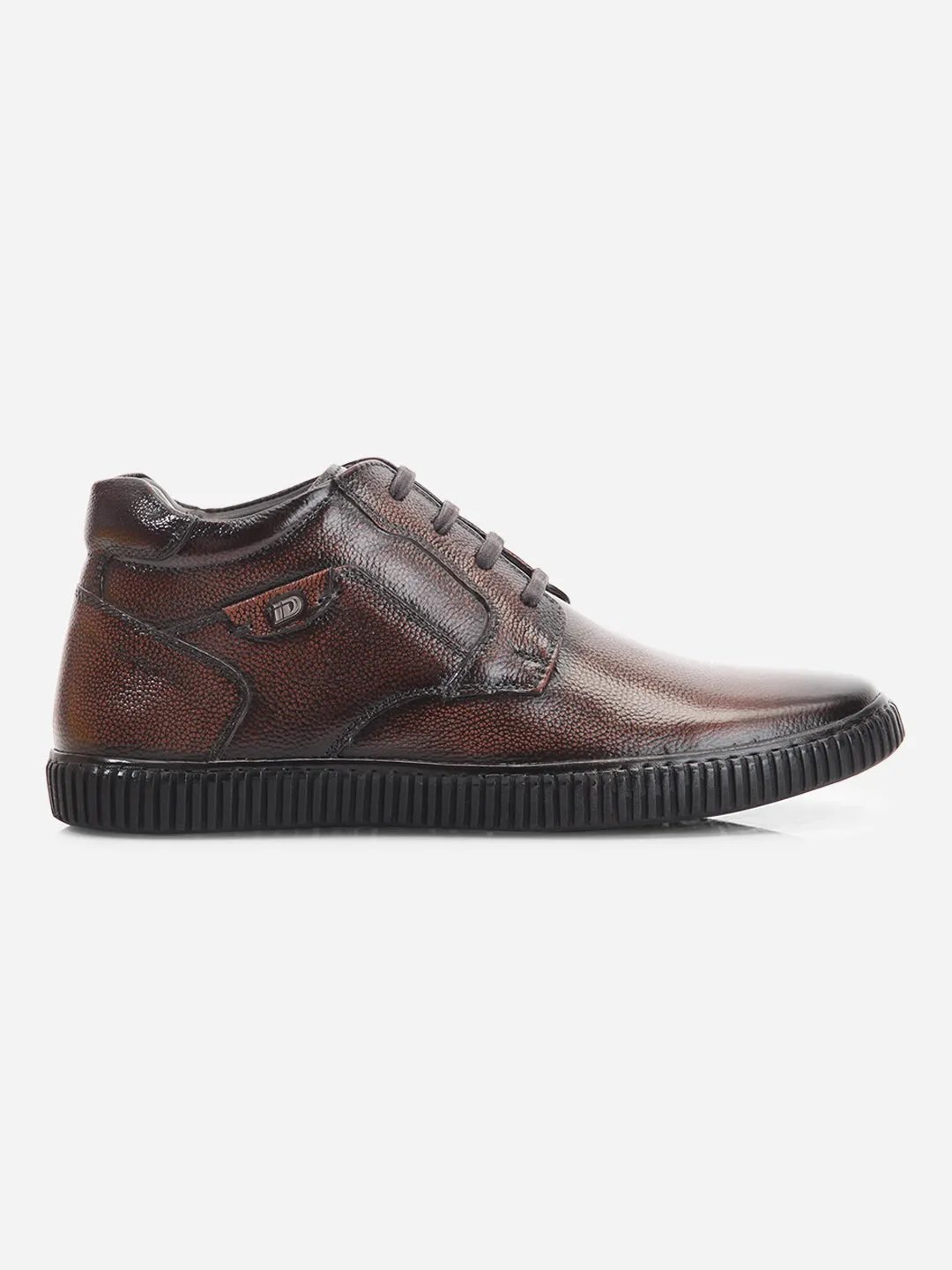 Men's Brown Comfort fit Round Toe Lace Up (ID3085)