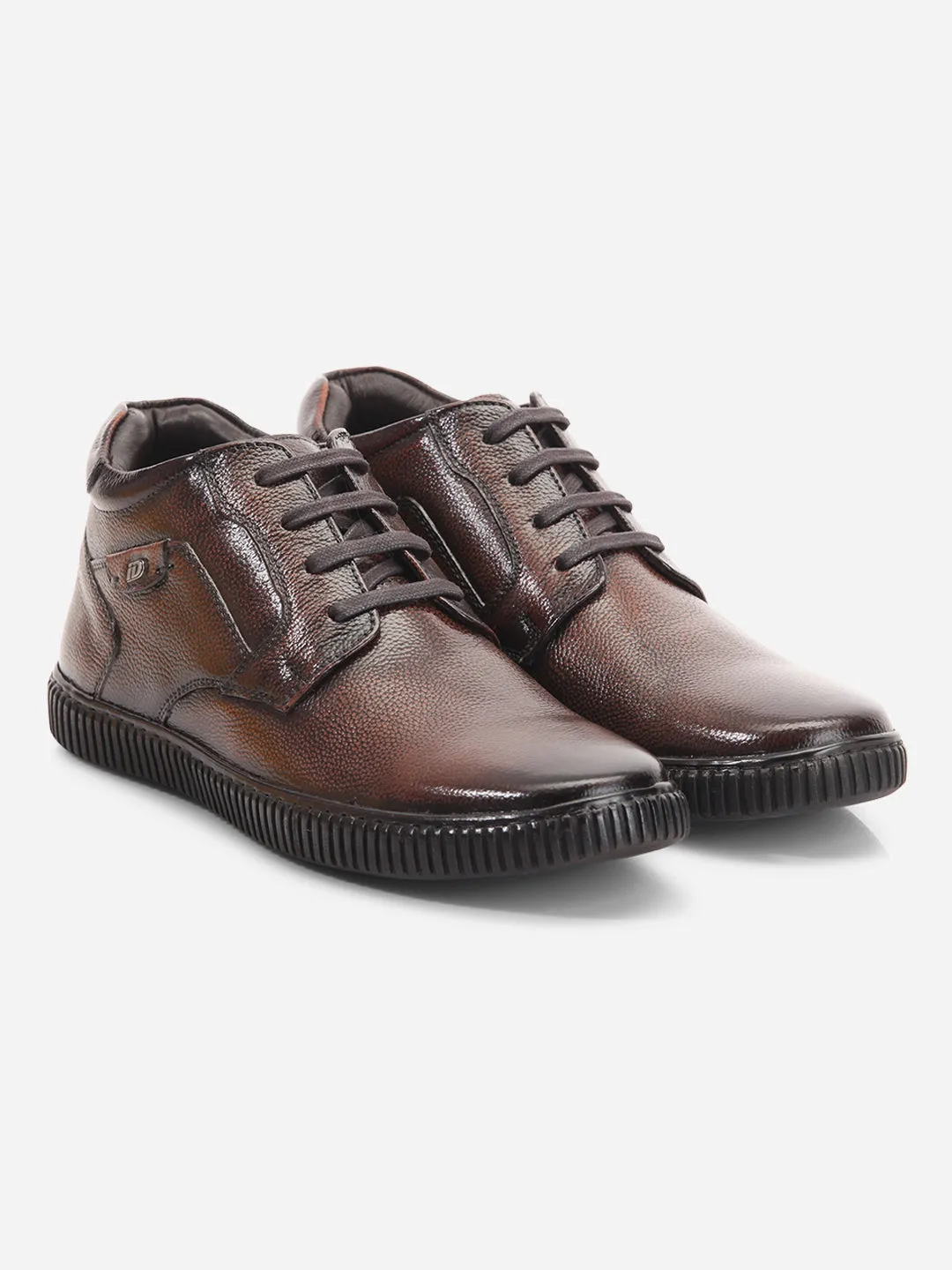 Men's Brown Comfort fit Round Toe Lace Up (ID3085)