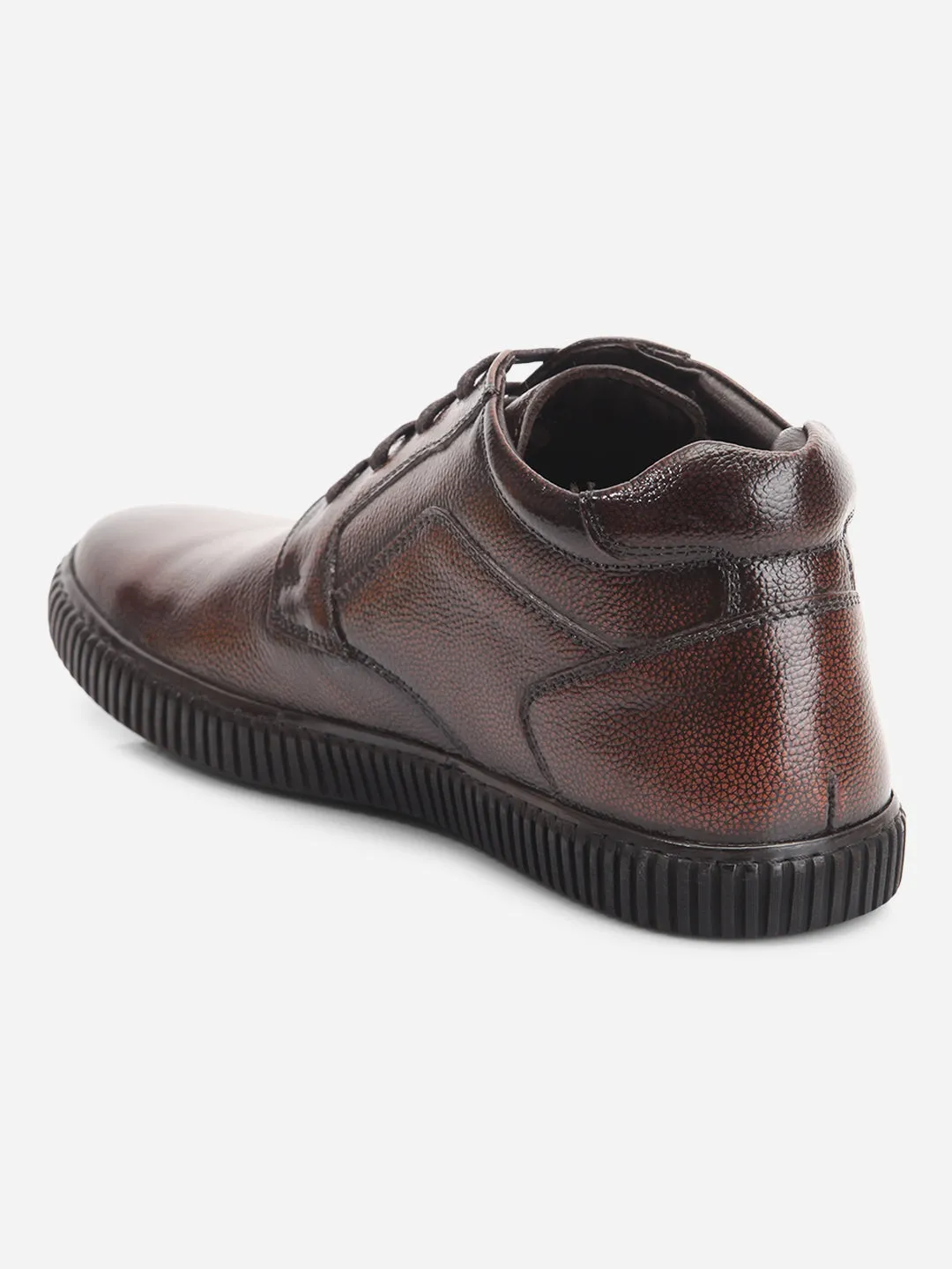 Men's Brown Comfort fit Round Toe Lace Up (ID3085)