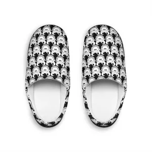 Men's Indoor Slippers - Black/White Helmets