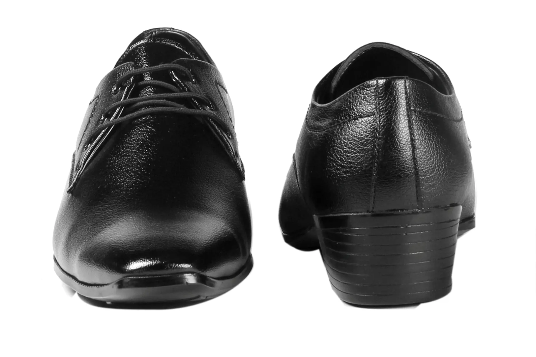 Men's Office Wear Height Increasing Derby Formal Shoes