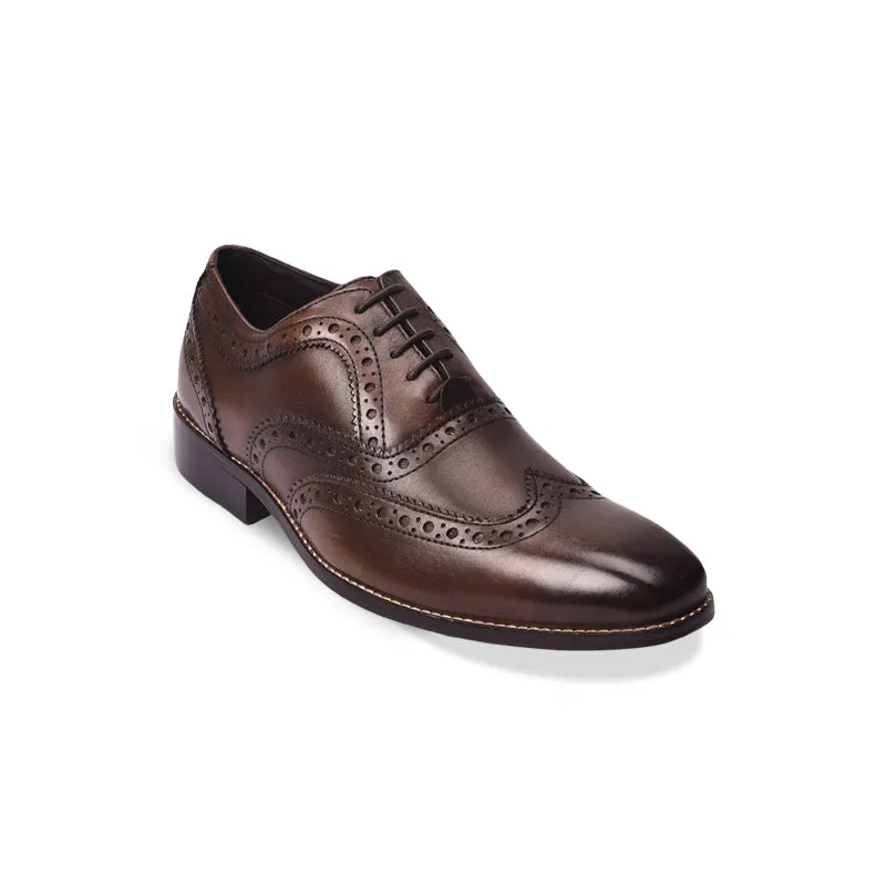 Men's oxford brogue lace up shoes