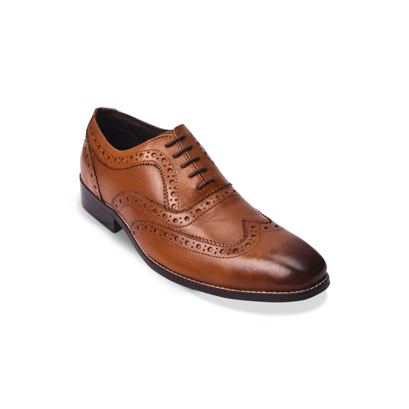 Men's oxford brogue lace up shoes