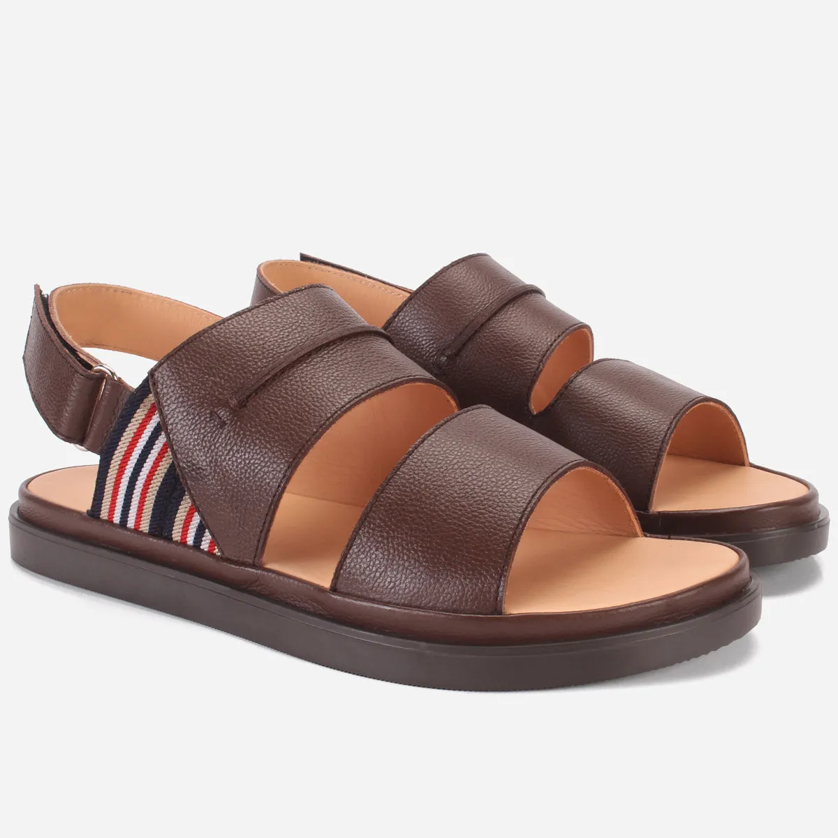 Mens "VIONIK" Leather Casual Sandals