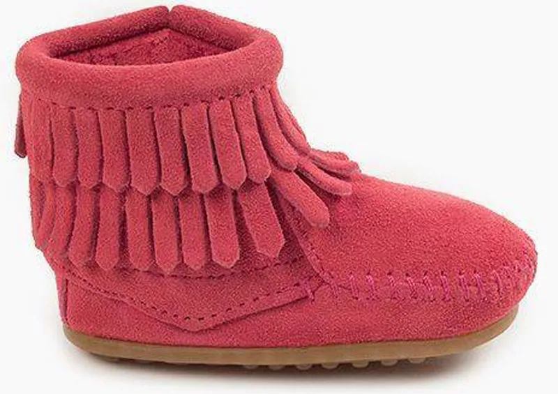 MIN-1295 INF DBL FRINGE ZIP BOOT