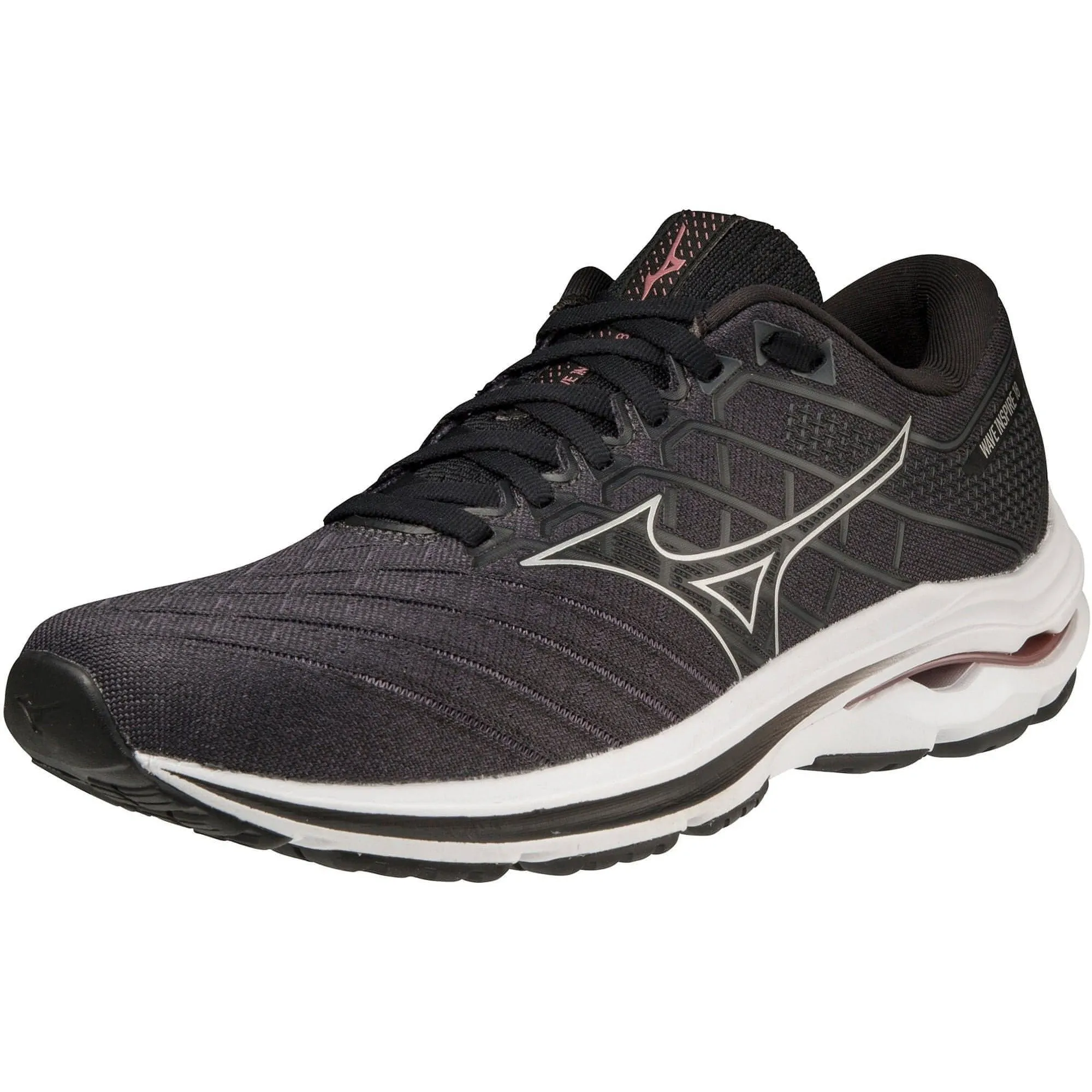 Mizuno Wave Inspire 18 Womens Running Shoes - Black