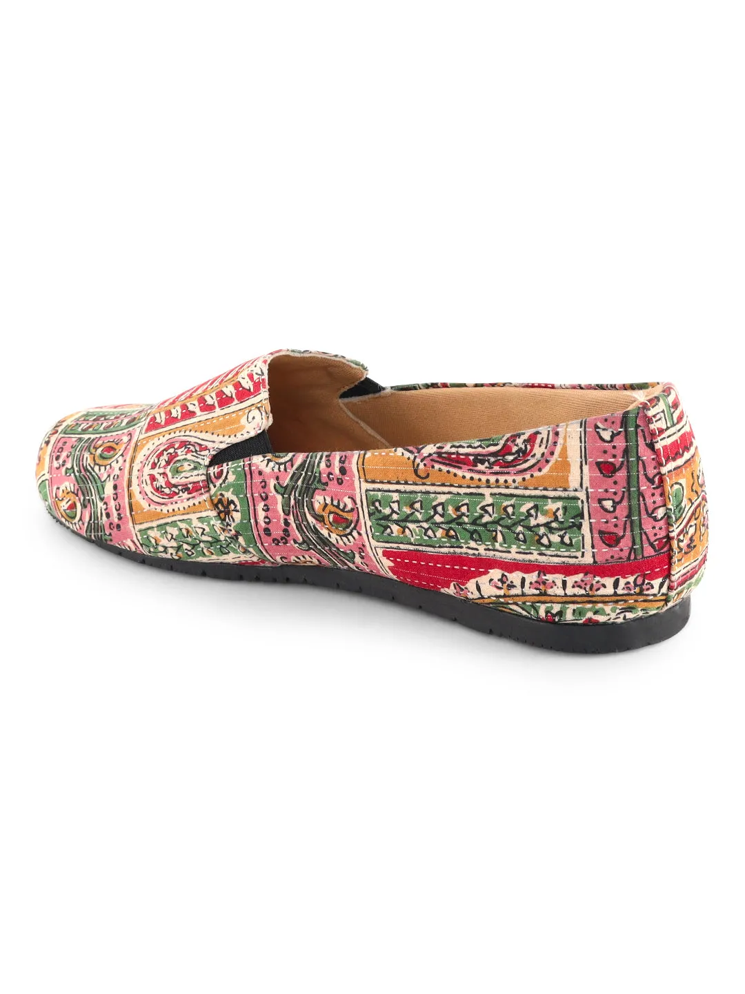 Multicolour Block Moccasins