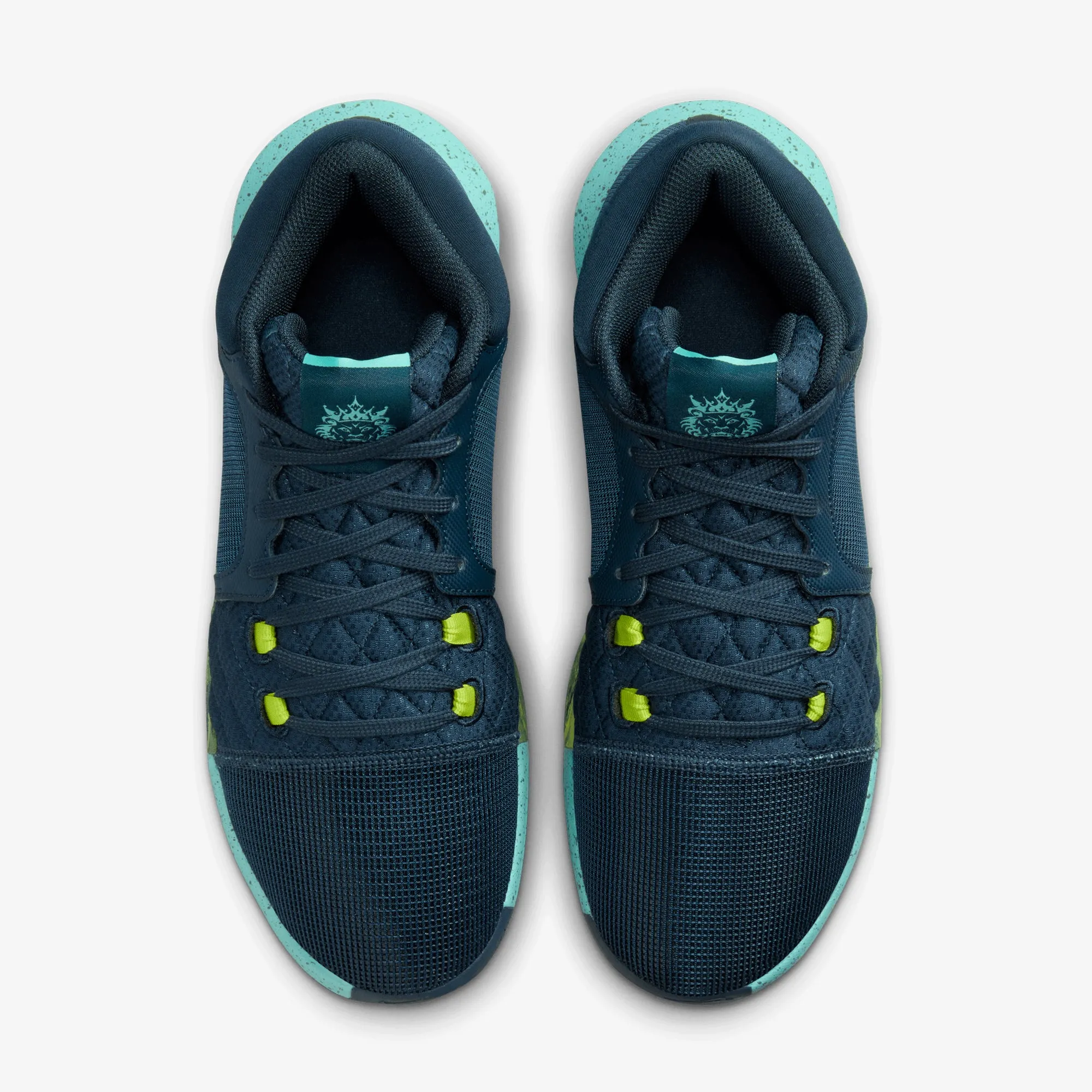 Nike | LEBRON WITNESS 8 EP  { ARMORY NAVY/CYBER-GREEN FROST-BICOASTAL