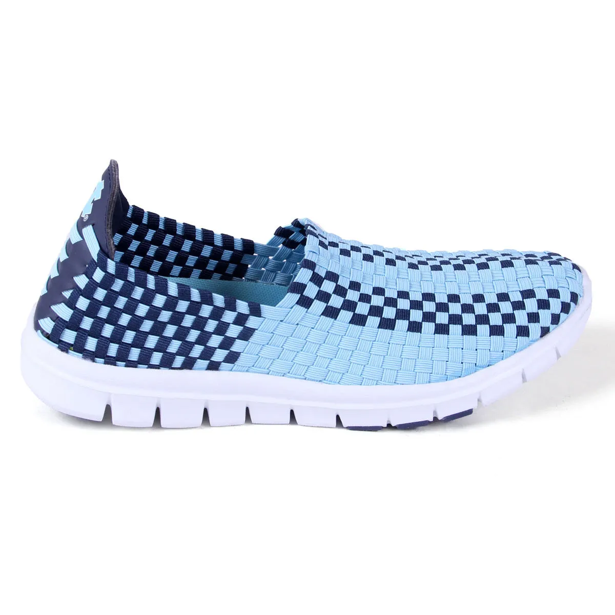 North Carolina Tar Heels Woven Colors Comfy Slip On Shoes