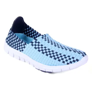 North Carolina Tar Heels Woven Colors Comfy Slip On Shoes