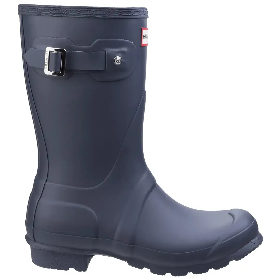 Original Short Wellington Boots Navy by Hunter