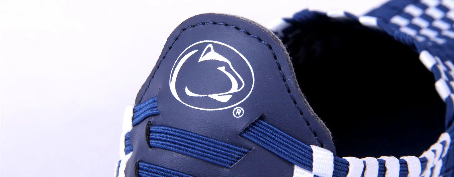 Penn State Nittany Lions Woven Colors Comfy Slip On Shoes