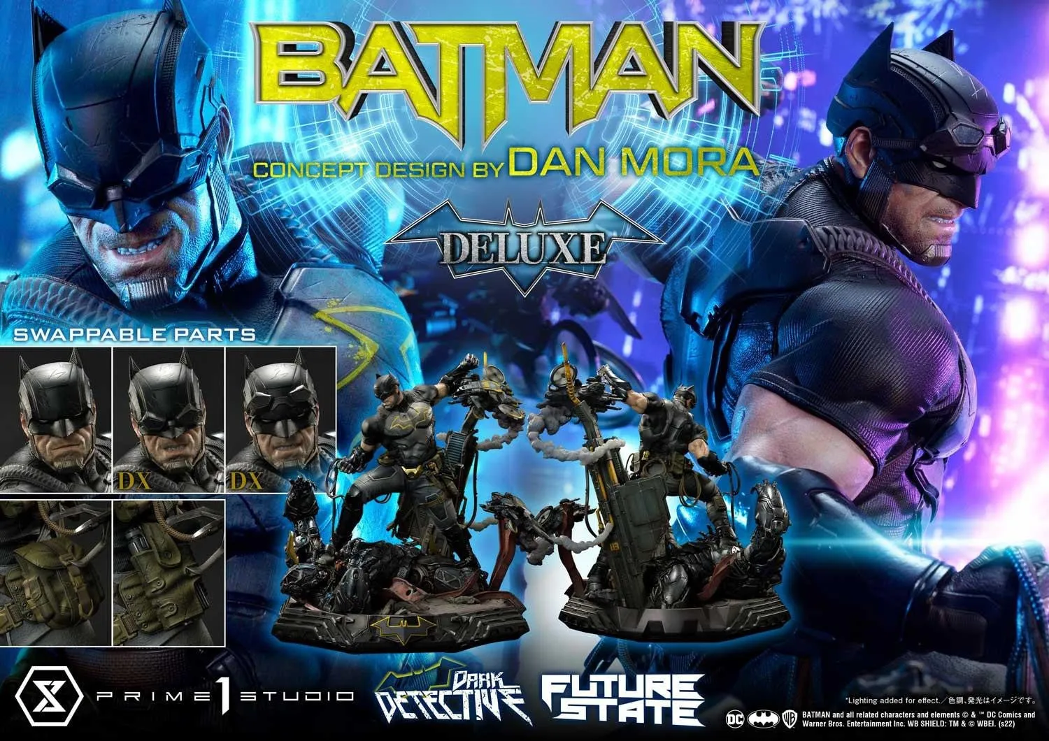 PRE-ORDER: Prime 1 Studio Ultimate Premium Masterline DC Future State Batman Dark Detective DX Bonus Version 1/4 Scale Statue