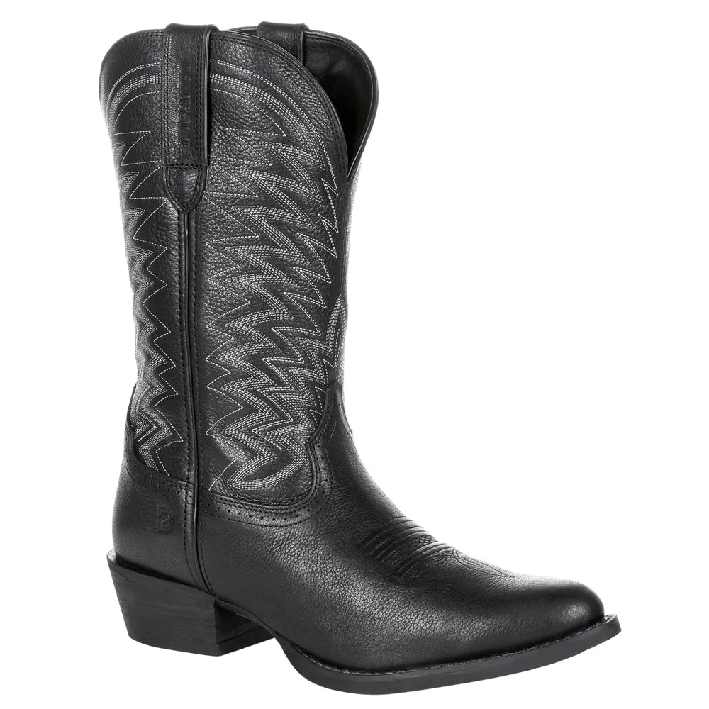 Rebel Frontier Black Western Round Toe Cowboy Boots