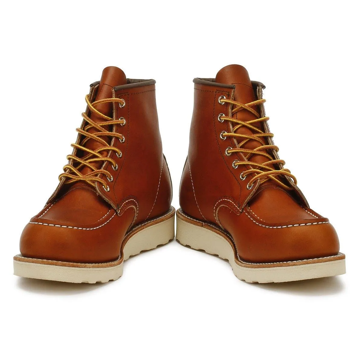 Red Wing Shoes Heritage Work 6 Inch Moc Toe Oro Legacy Men's Tan Boots