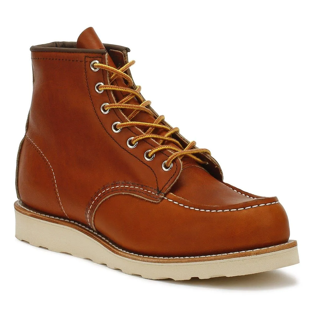 Red Wing Shoes Heritage Work 6 Inch Moc Toe Oro Legacy Men's Tan Boots