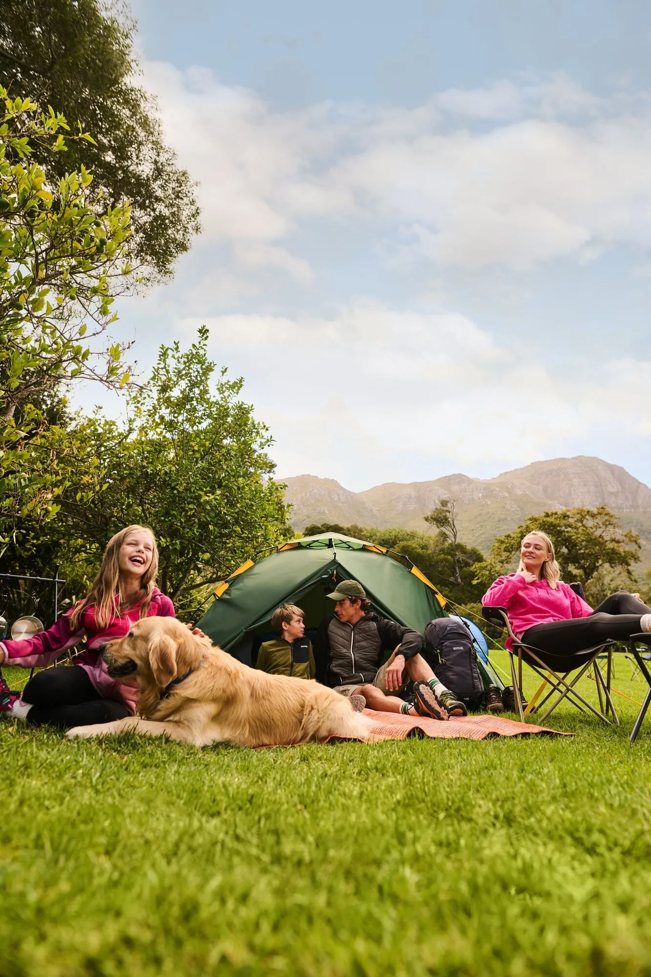 Regatta Instant 3-Man Waterproof Tent - Green