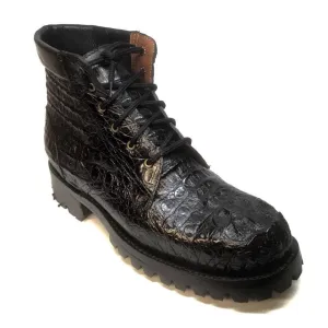 Safari Exotic Men's All-Over Crocodile Hornback Boots