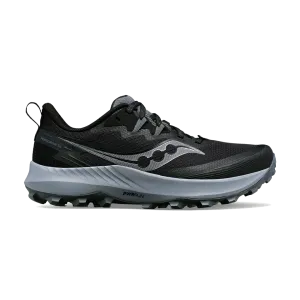 Saucony Men's Peregrine 14 Wide Black/Carbon