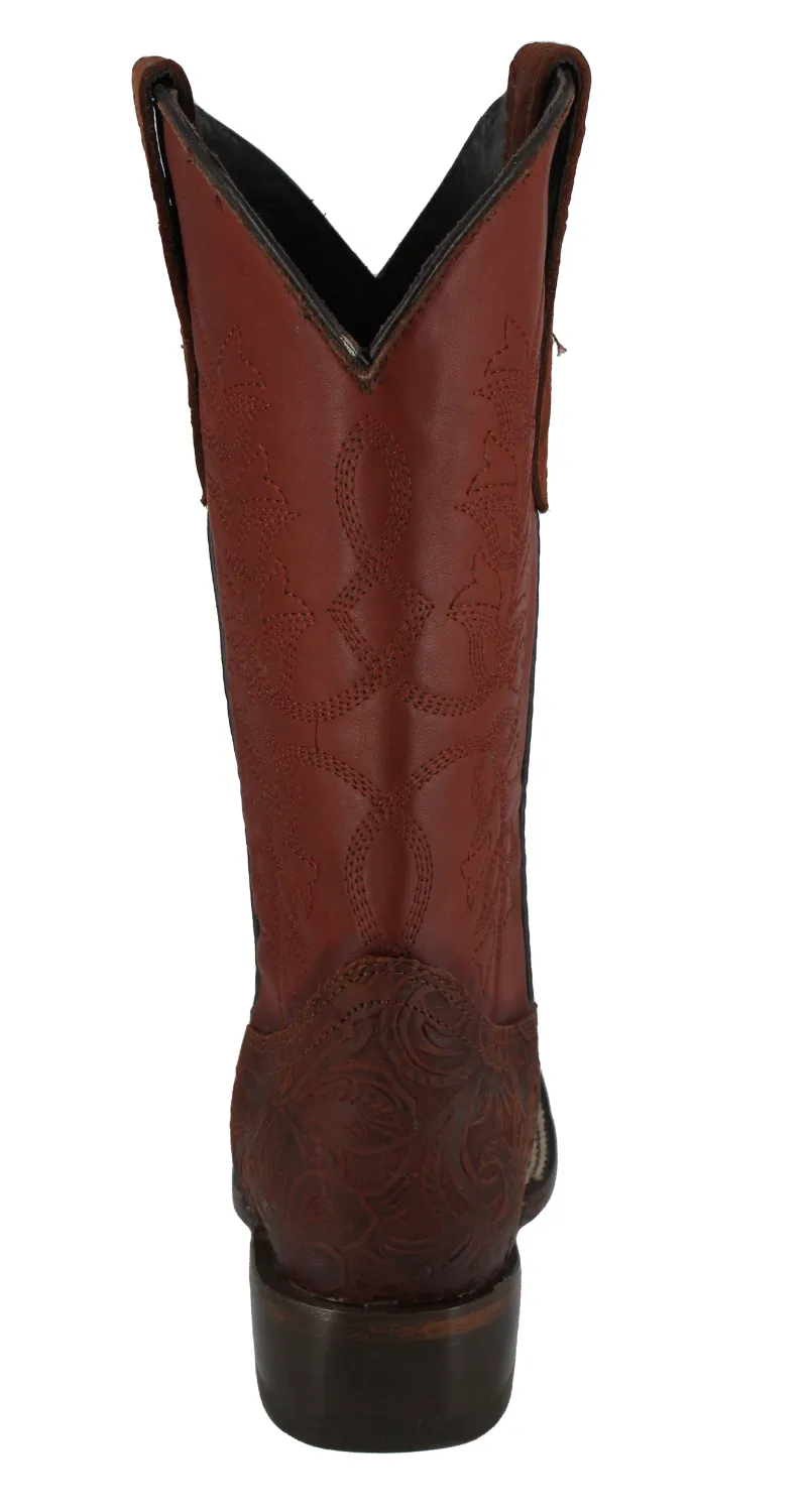 Silverton Andrea All Leather Square Toe Boots (Shedron)