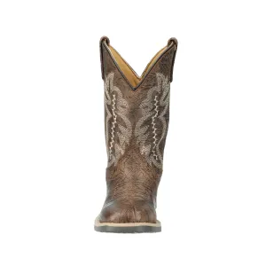 Smoky Mountain Boots Unisex Presley Brown Leather Cowboy Boots