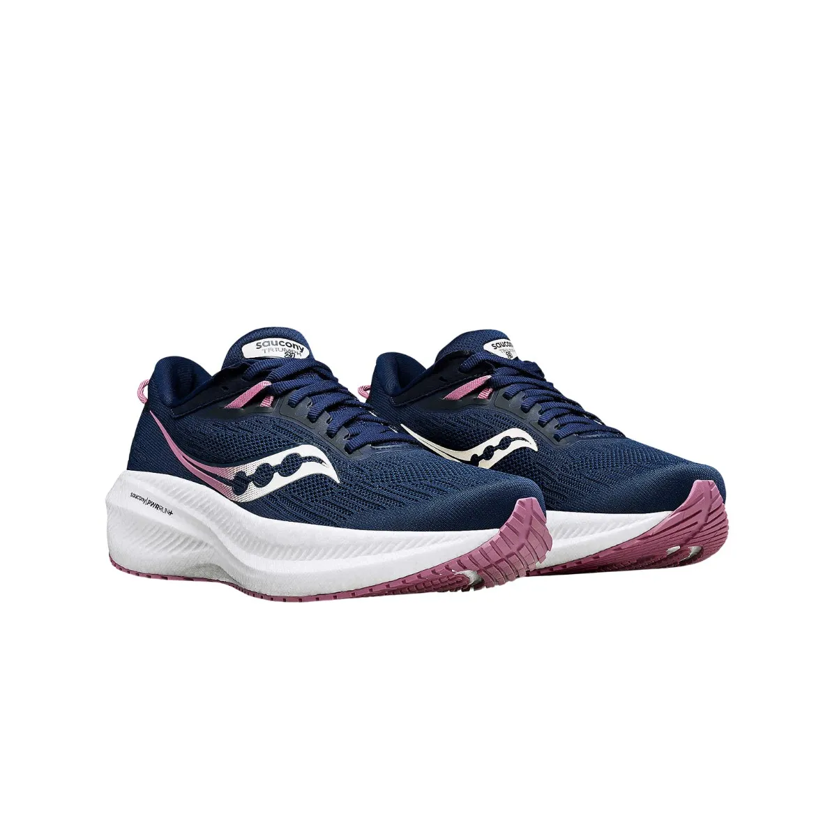 Sneakers Saucony Triumph 21 Blue Pink SS24 Women