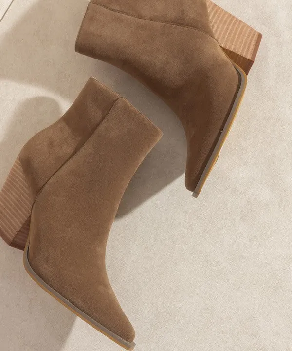 Sonia Western Ankle Booties // BROWN OR OFF WHITE