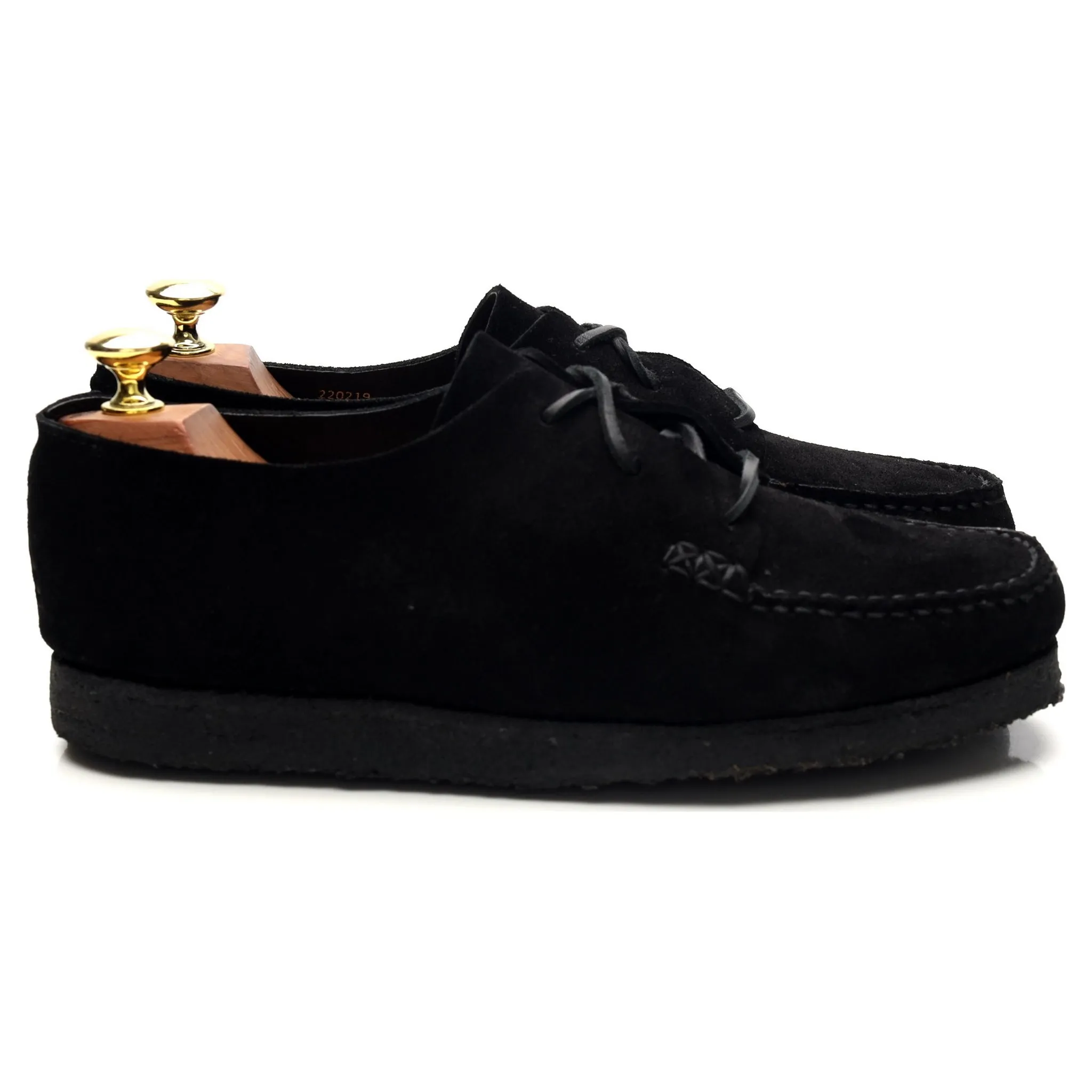 'Sports 2 Pcs Moc' Black Suede Moccasins UK 7 EU 41