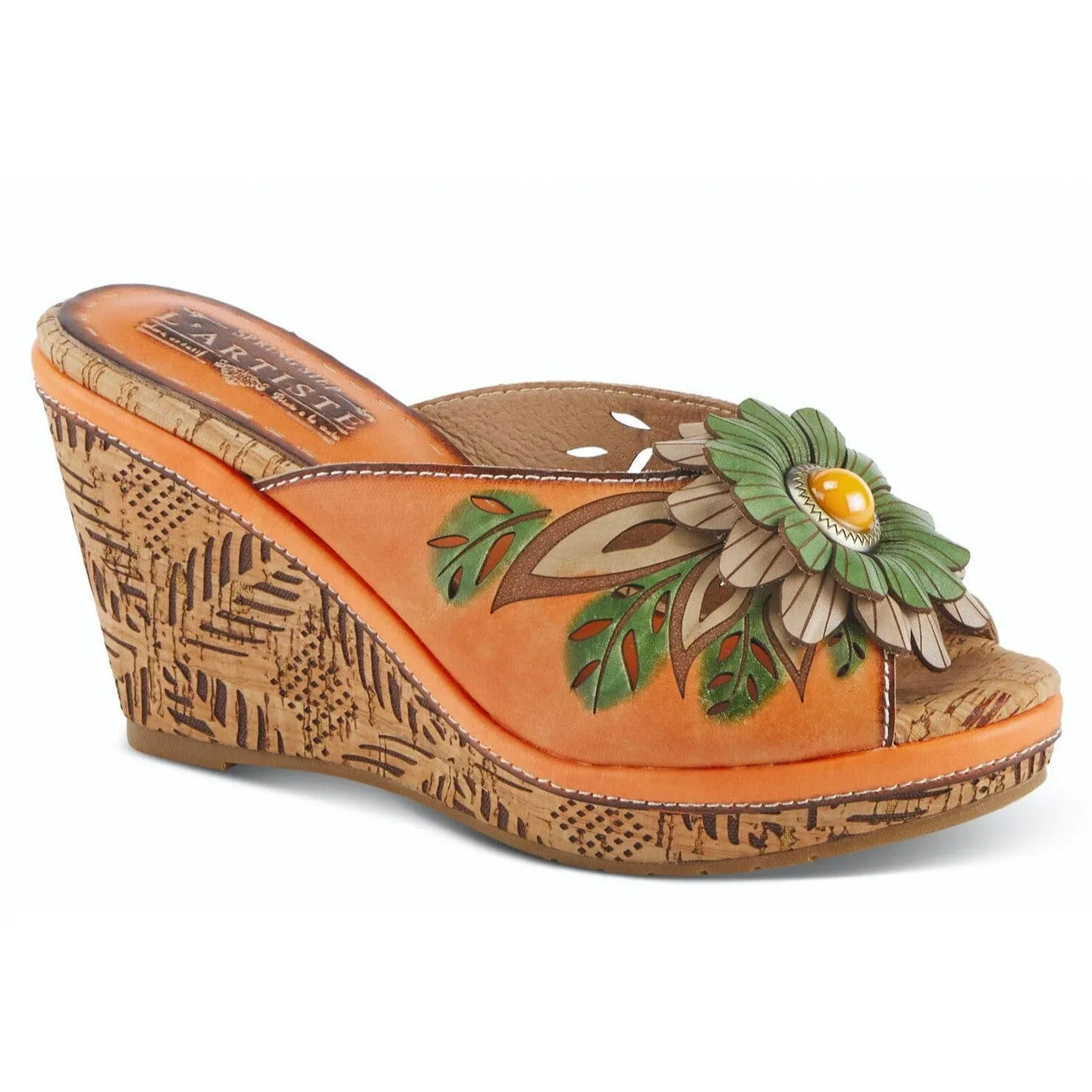 SPRING STEP L'ARTISTE BLOOM SLIDE SANDAL - FINAL SALE!