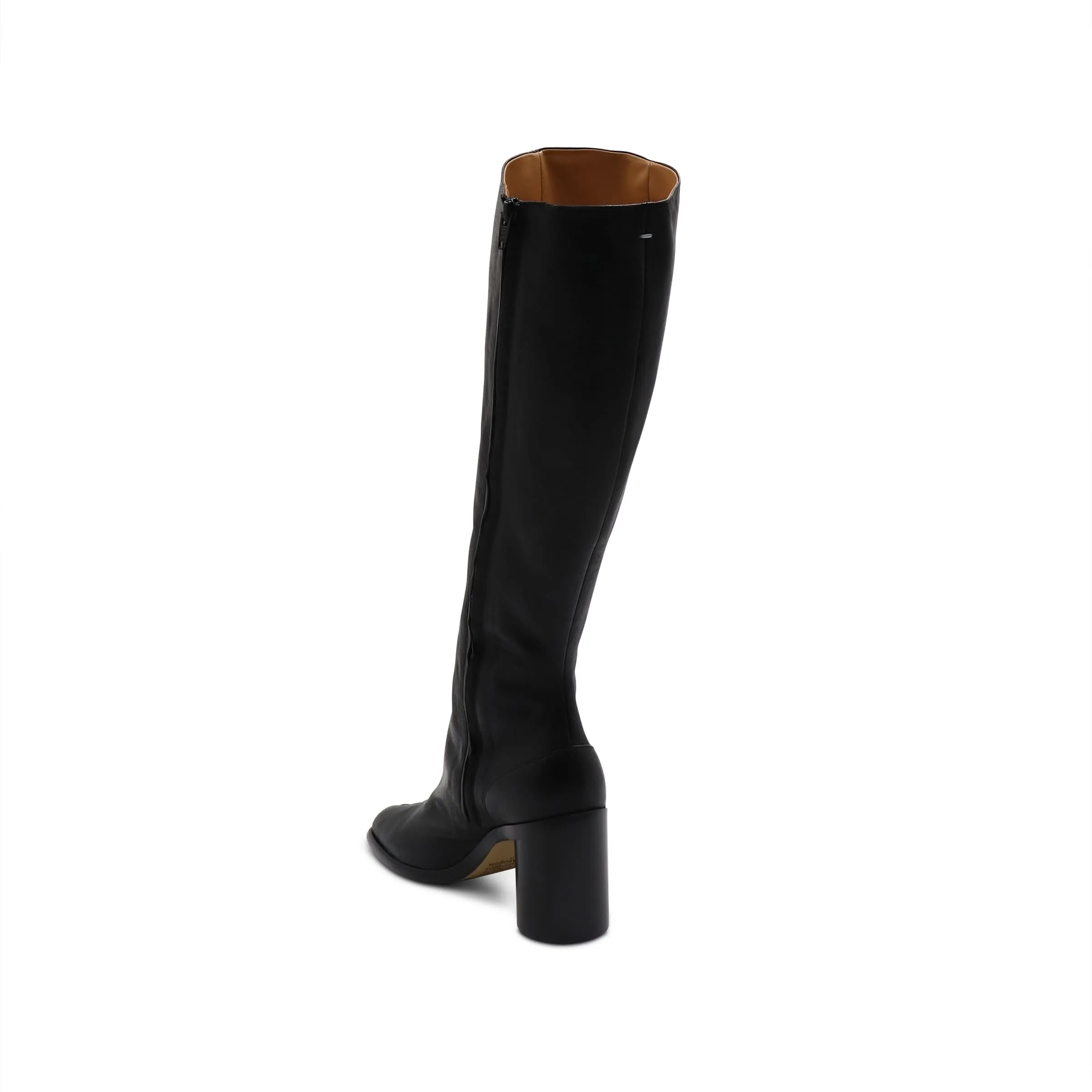 Tabi Knee High Boots in Black