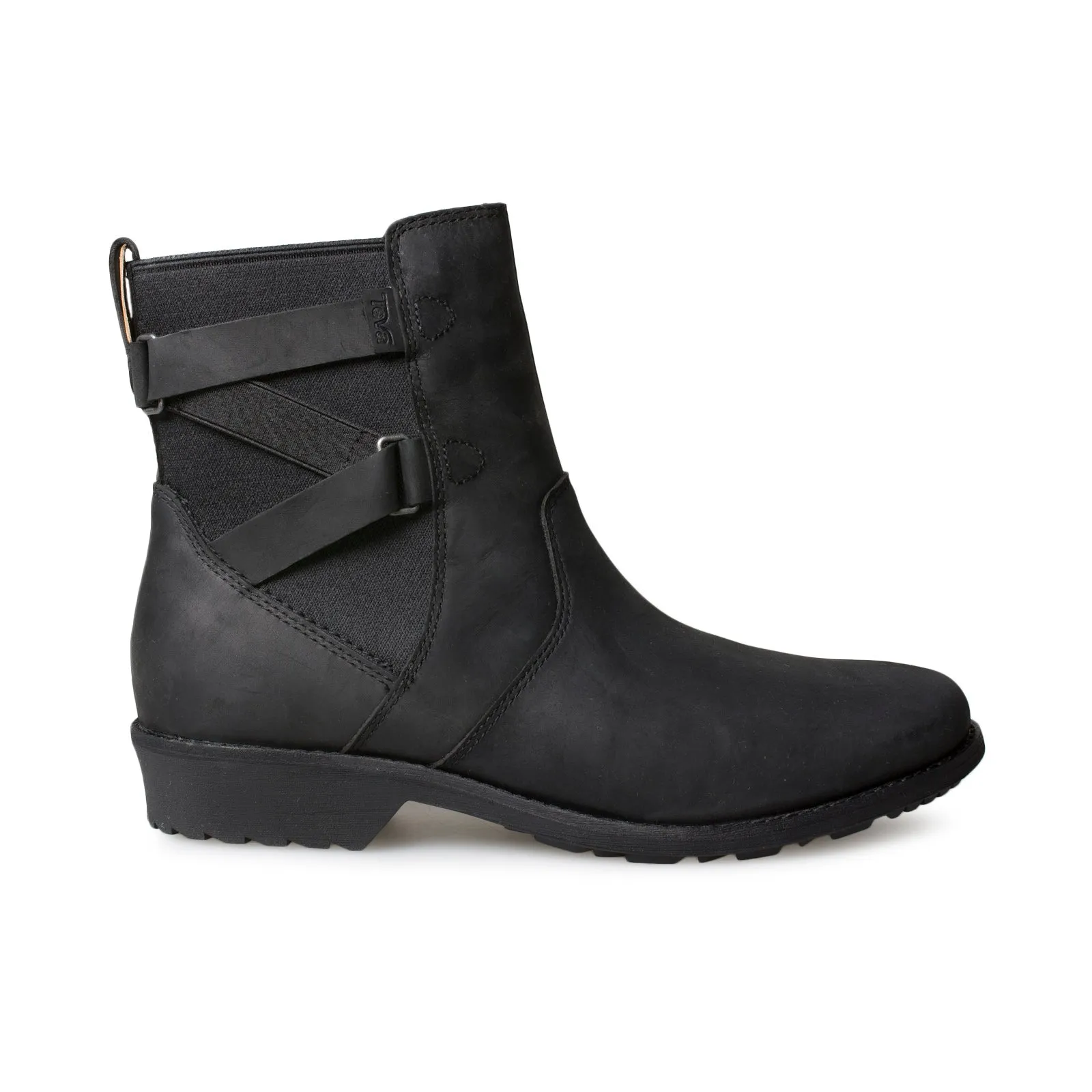 Teva Ellery Ankle Waterproof Black Boots - Women's