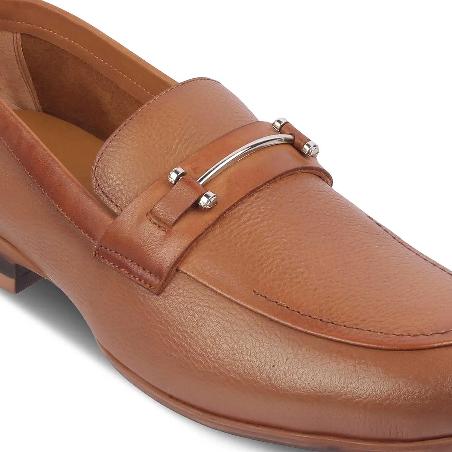 The Bone Tan Men's Leather Loafers Tresmode