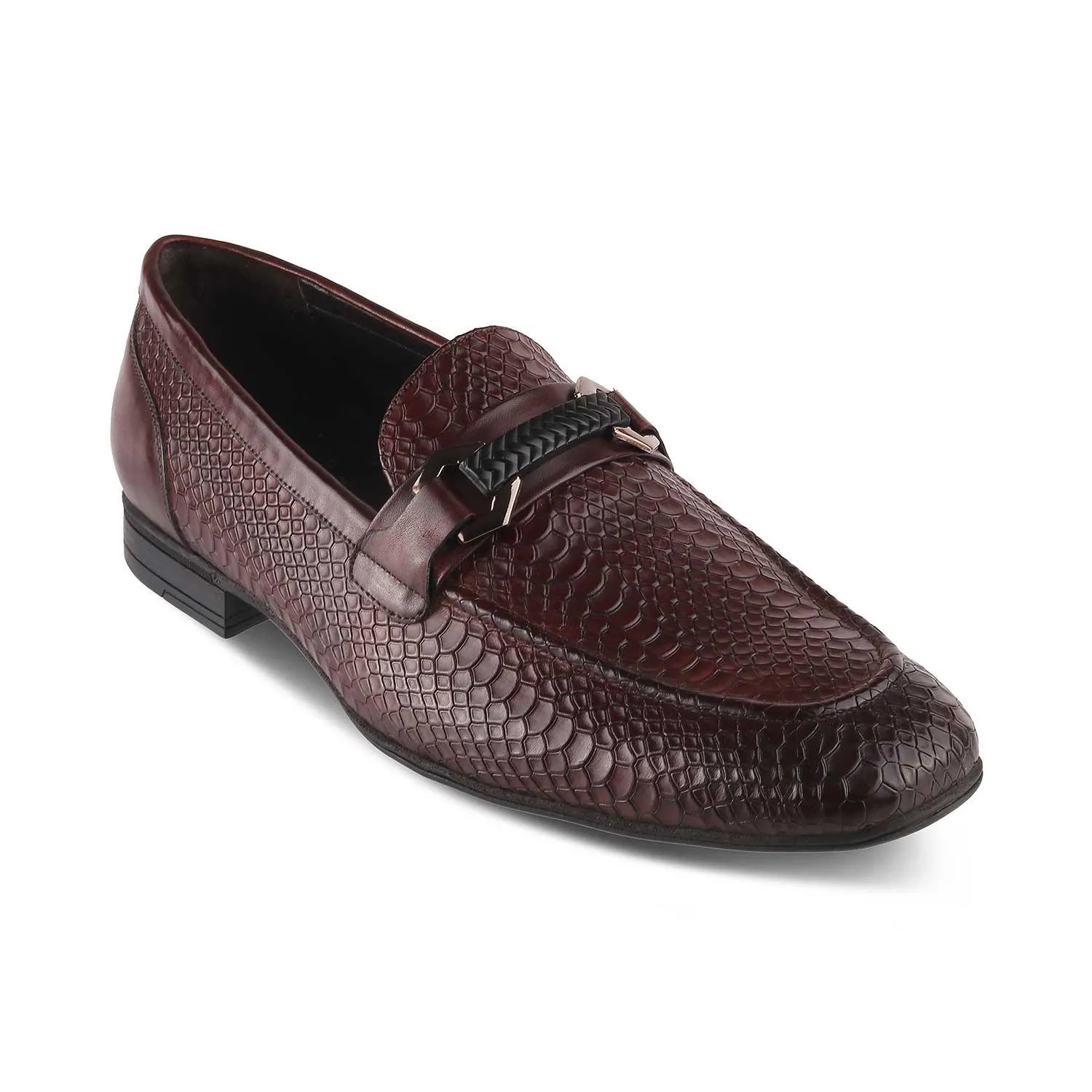 The Cytom Tan Men's Leather Loafers