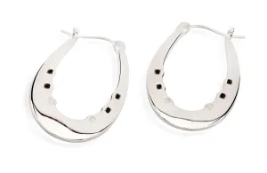 Toe Weight Earrings - Hinged Back, Sterling Silver