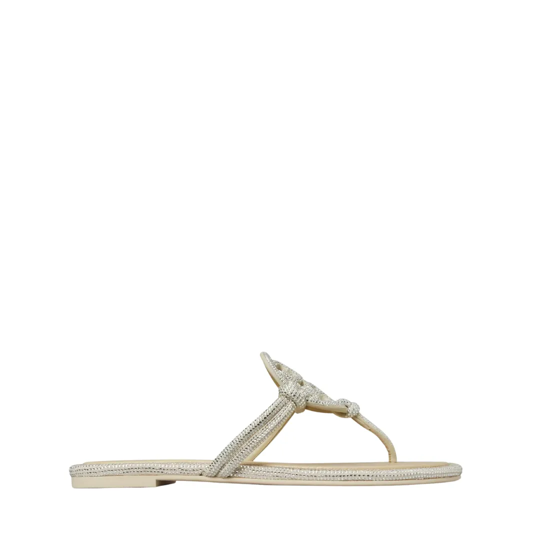 Tory Burch Miller Pavé Knotted Sandals