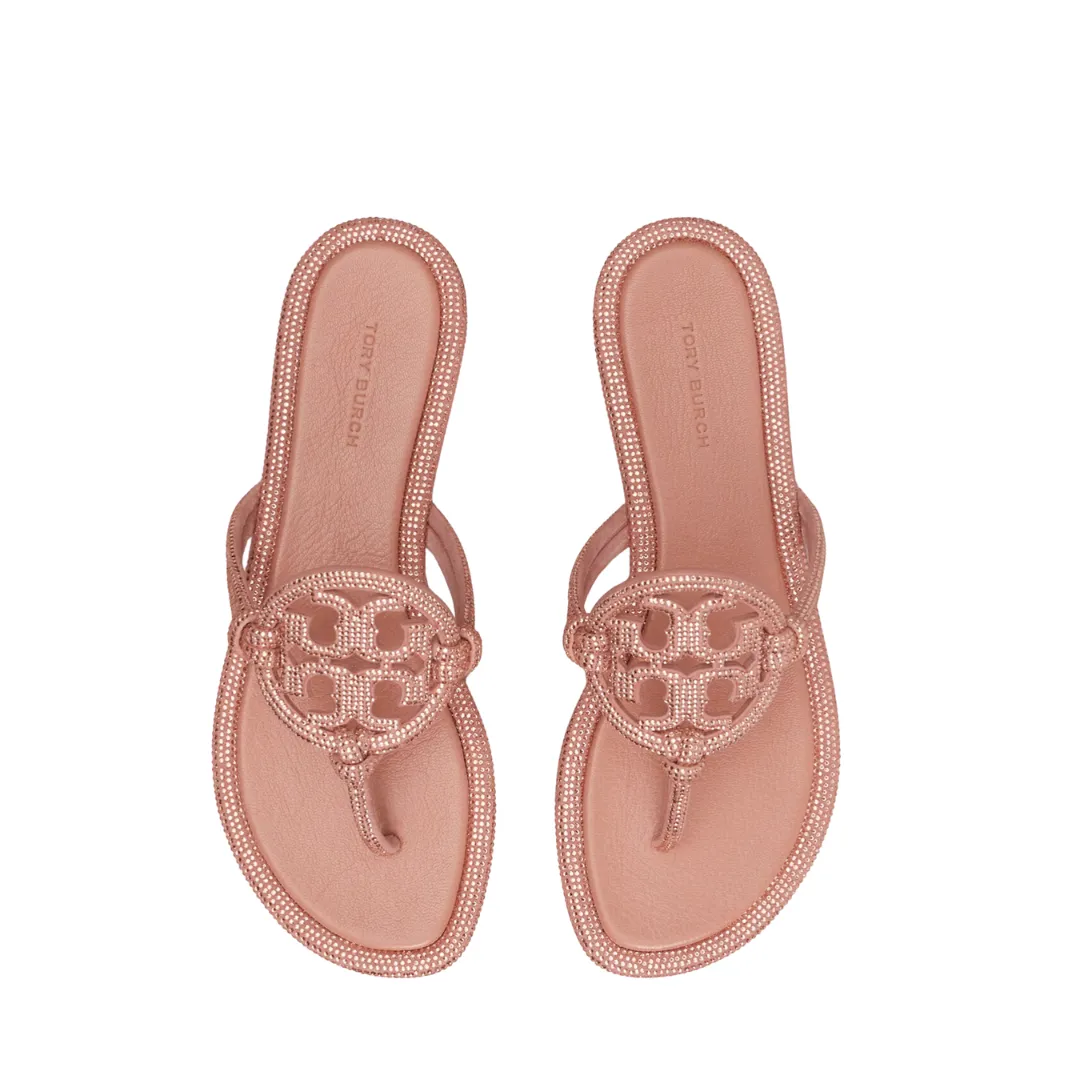 Tory Burch Miller Pavé Knotted Sandals